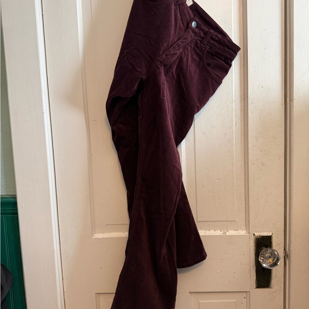 Burgundy Corduroy Pants